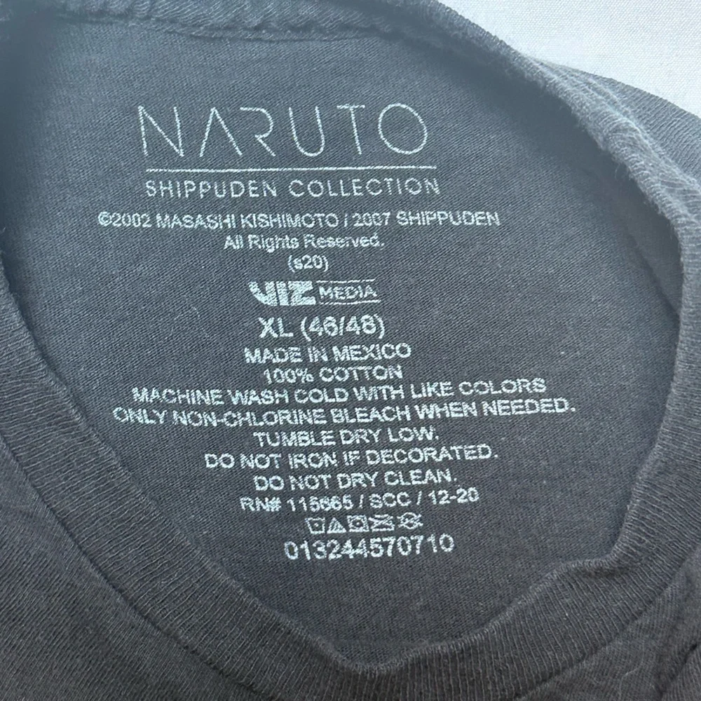 Naruto Orange Shippuden Ichuraku Ramen Shop Japan Noodles Black T-Shirt Mens XL - Picture 3 of 4